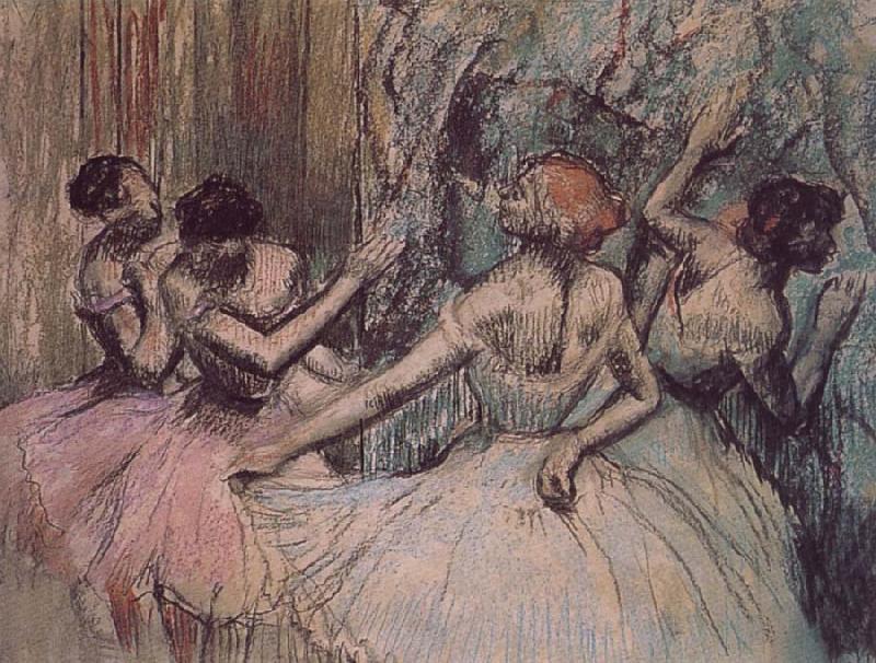 Edgar Degas Dance behind the curtain china oil painting image